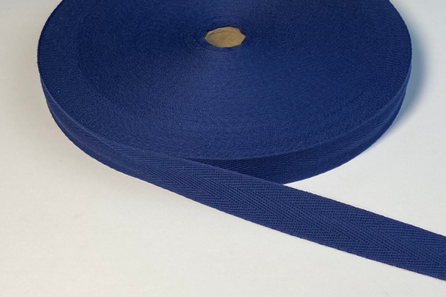 Стрічка кіперна 25 мм синій темний 8525-587
