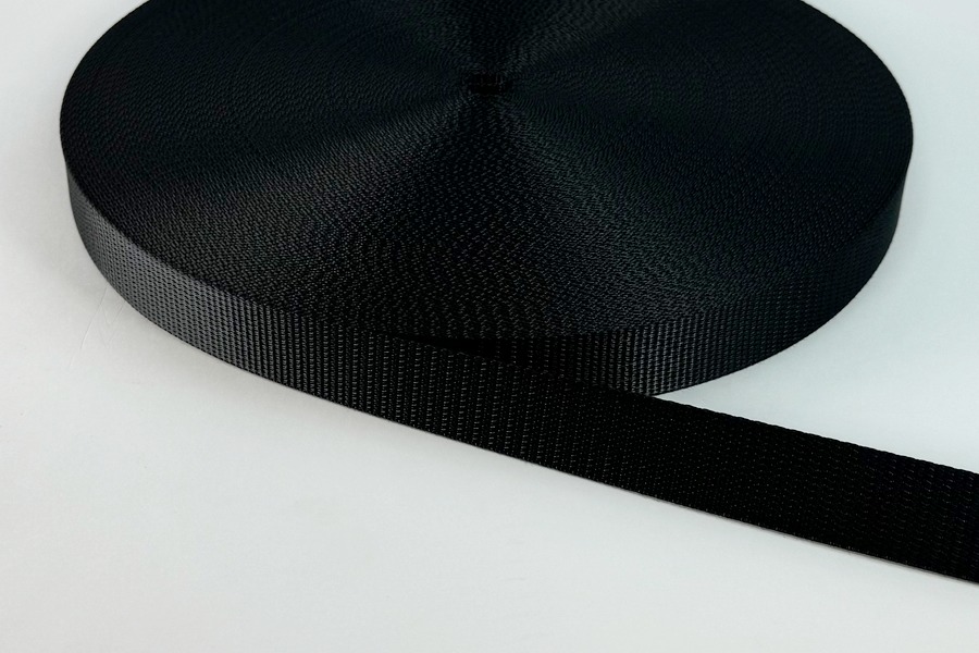 Стрічка 40 мм Лента чорний