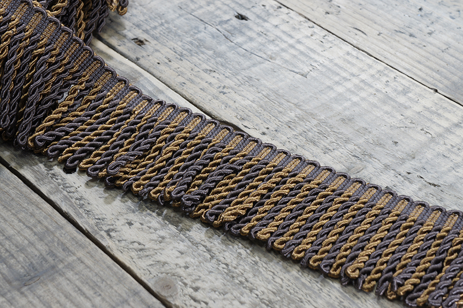 Бахрома 85 мм (пряма) коричневий темний