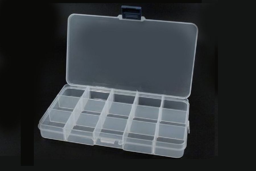 Органайзер для бісеру (15 чарунок) MH 175х102х22мм