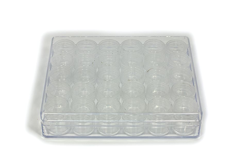 Органайзер для бісеру (30 чарунок) MH 155x35x20мм