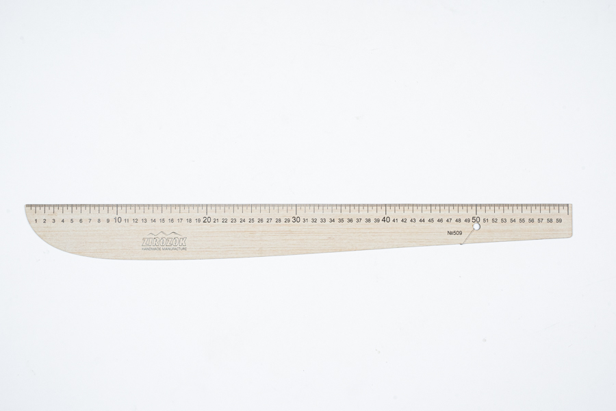 Лекало-лінійка кравецьке №509 MH 60х7,5 см