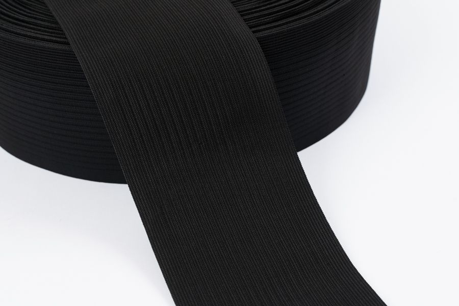 Тасьма еластична 160 мм бандажна в'язана чорний