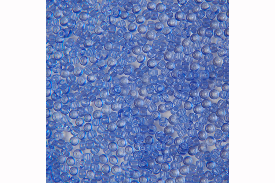 Бісер Preciosa 01131 №10 кришталь сольгель волошковий світлий 2,3 мм