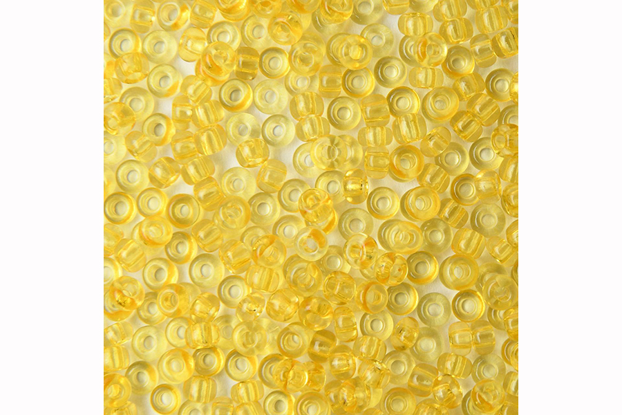 Бісер Preciosa 01181 №10 кришталь сольгель жовтий світлий 2,3 мм