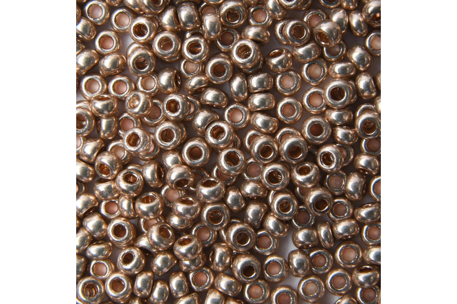 Бісер Preciosa 18112 №10 непрозорий сольгель кавовий молочний 2,3 мм