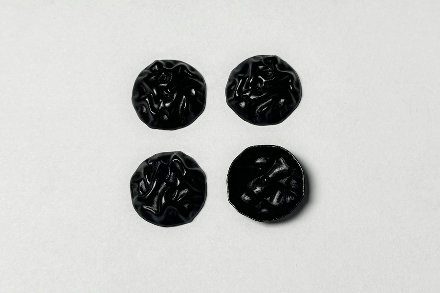 Гудзик на ніжці 23 мм Mertbutton метал чорний UTS-42