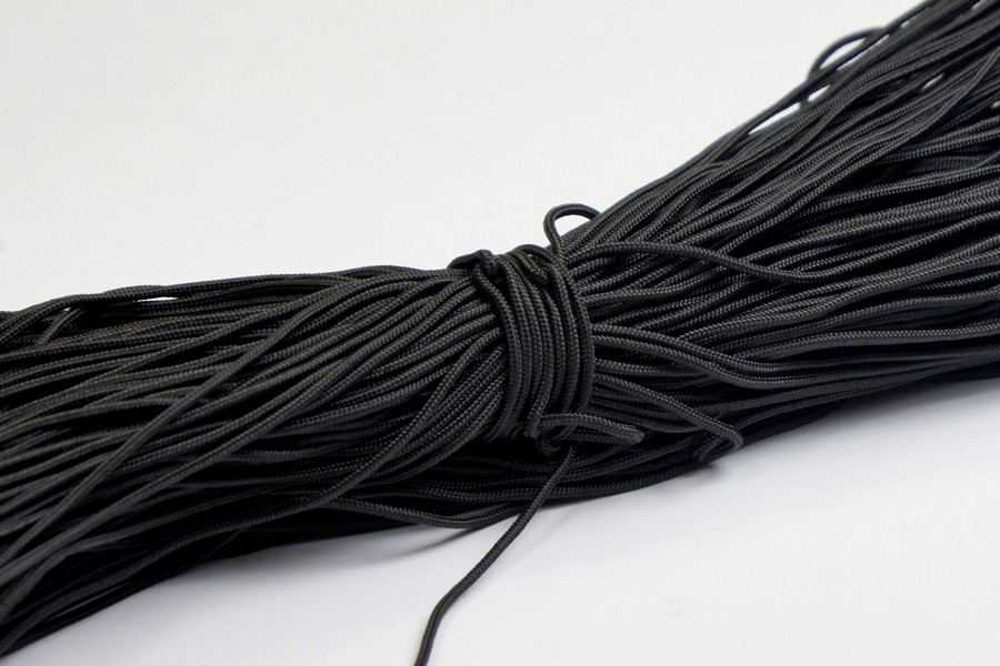 Шнур 2.0 мм аркатний чорний