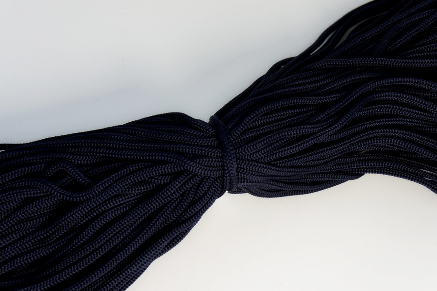 Шнур 5.0 мм синій темний