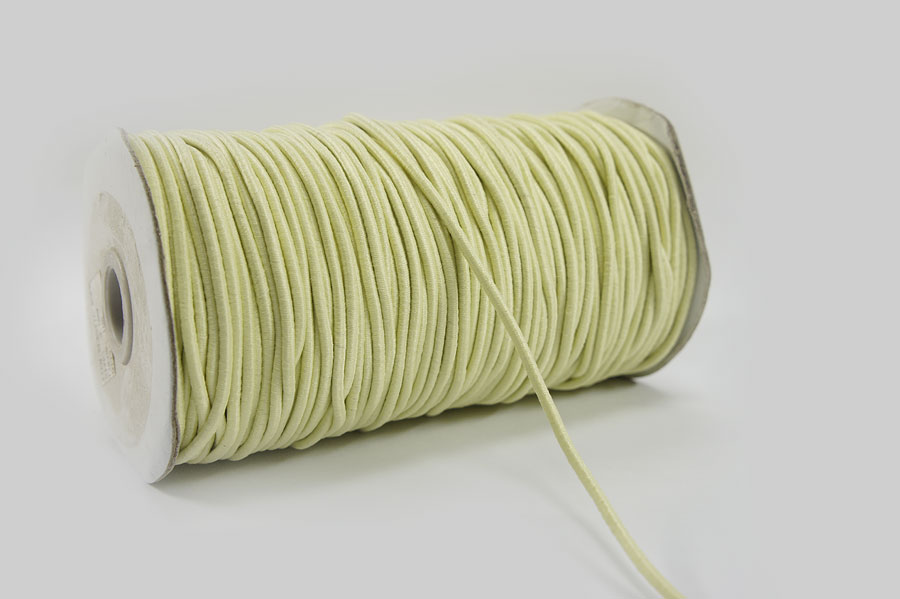 Шнур еластичний 3 мм MH жовтий блідий