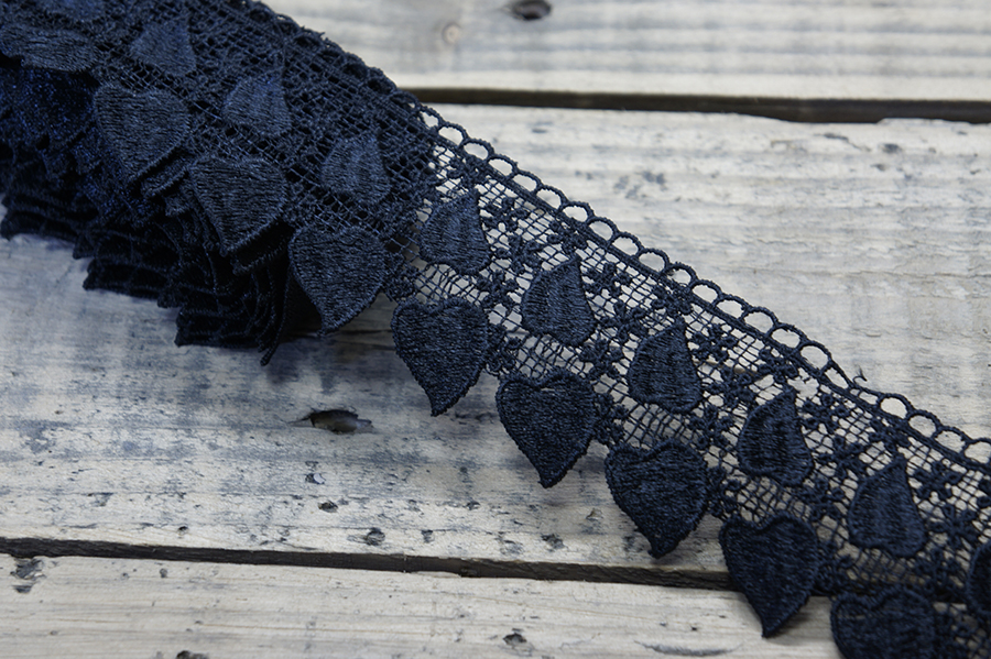 Мереживо гіпюр 60 мм SinemBro чорний 4G4238-60-black