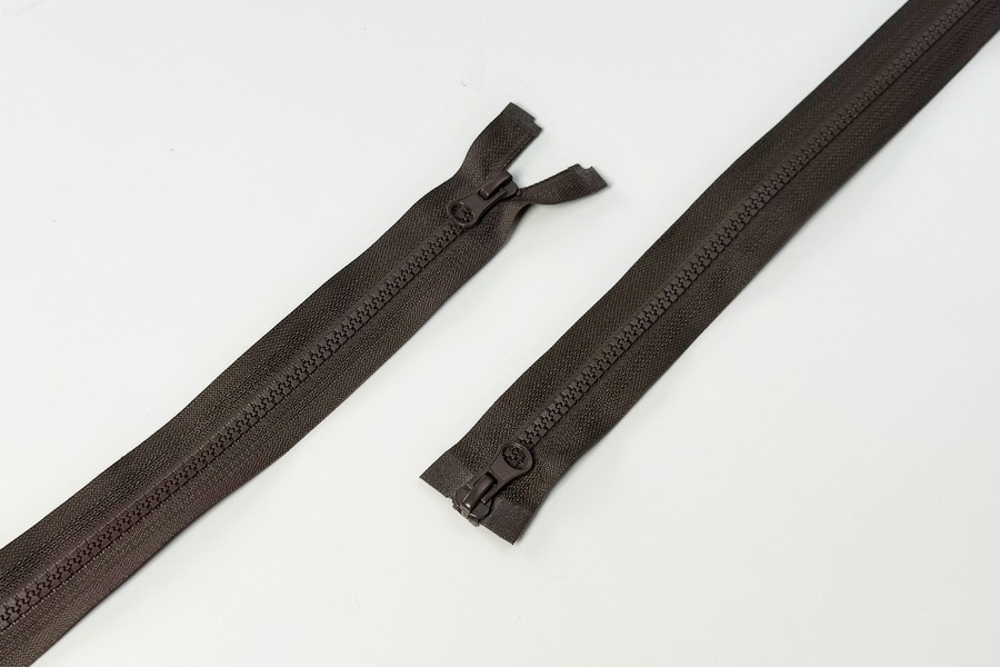 Блискавка MH Тип 5, 2 замка коричневий темний 100 см