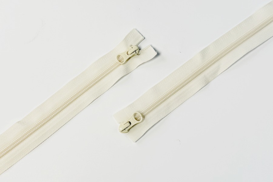 Блискавка YKK Тип 5, 2 замка молочний 75 см CIFMR-75-801-DA8LHD-DAG8