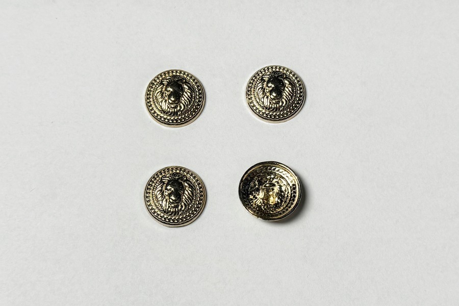 Гудзик на ніжці 18 мм Mertbutton золото UTS-48