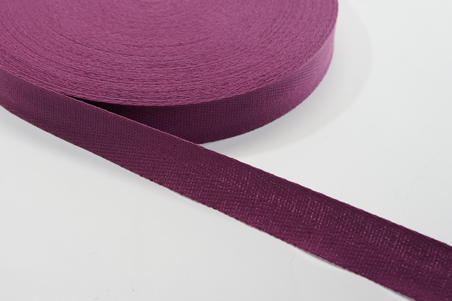 Стрічка кіперна 13 мм Лента фуксія темна