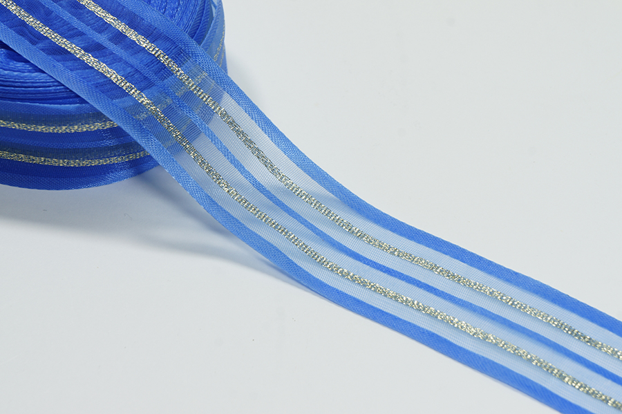 Стрічка капронова 32 мм Лента електрик яскравий