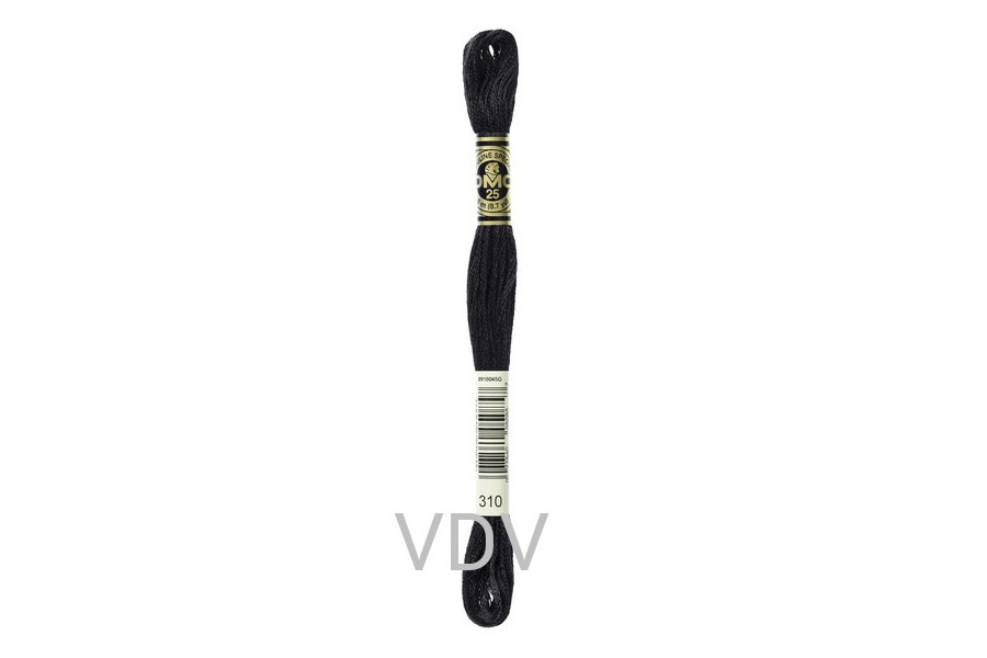 Муліне DMC бавовна чорний 0310