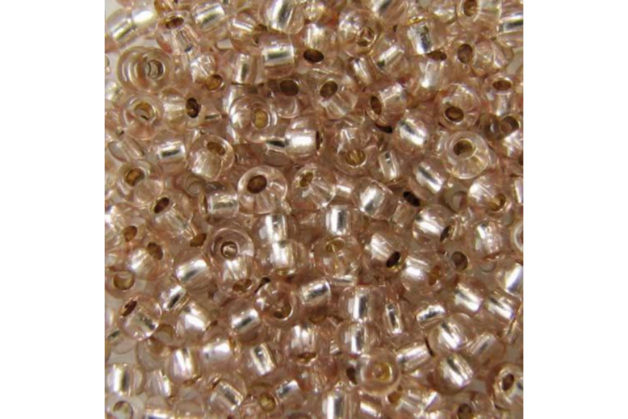 Бісер Preciosa 78113 №10 прозорий сольгель бежевий золотистий 2,3 мм