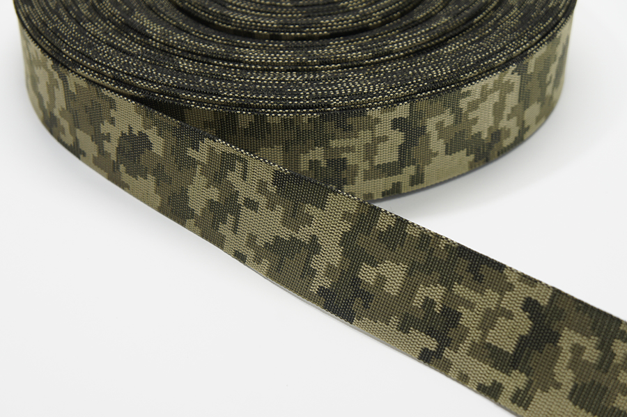 Стрічка 50 мм камуфляж болотний темний