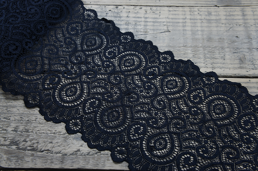 Мереживо еластичне 175 мм MH чорний