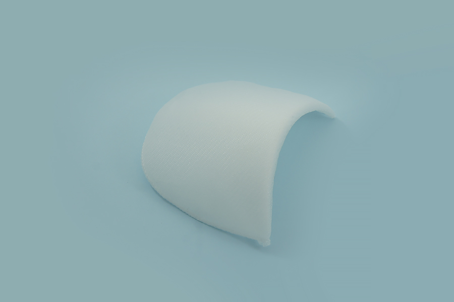 Підплечник 8 мм прямий обшитий білий