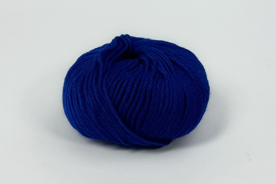 Пряжа Кашемірова вовна 93%, поліамід 7% електрик яскравий 90м(50гр)