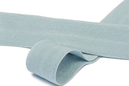 Бейка 15 мм матова, еластична сірий