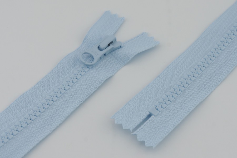 Блискавка YKK Тип 5, нероз'ємні блакитний світлий 18 см