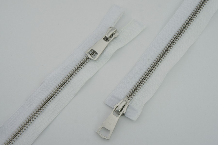 Блискавка MH Тип 5, 2 замка білий 90 см 5MTO-90-501-nik