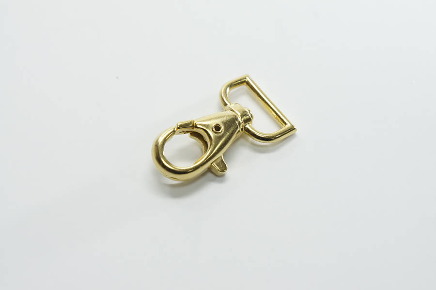 Карабін 25 мм з рамкою 17 мм Castiglioni декоративний, з рамкою золото