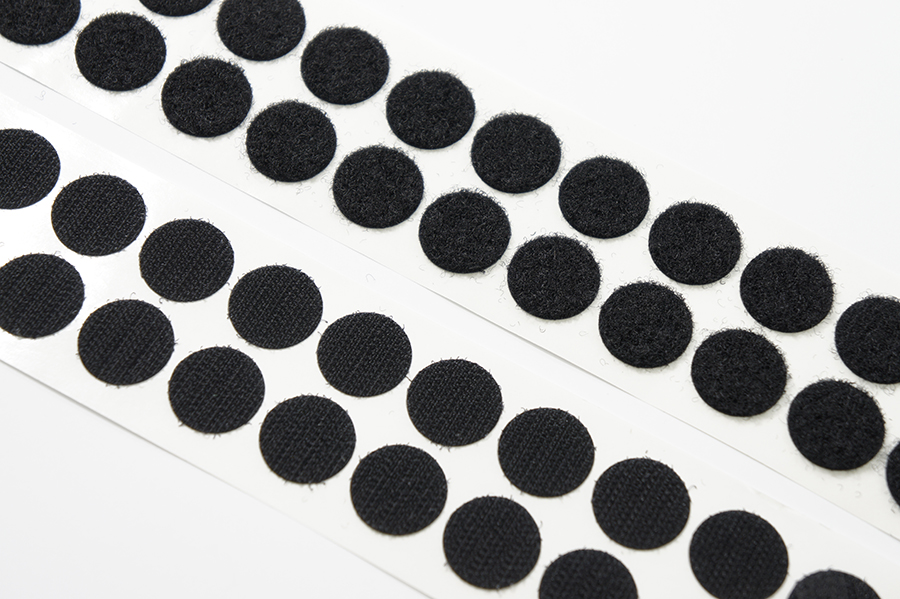 Застібка 20 мм клейова Dostband комплект клейова, коло чорний