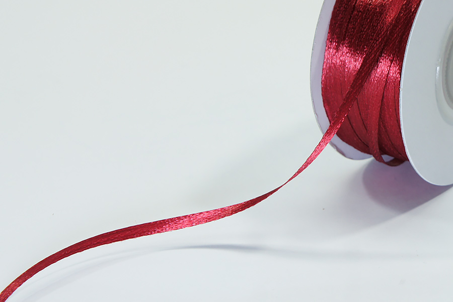 Стрічка на катушці 3 мм MH бордовий
