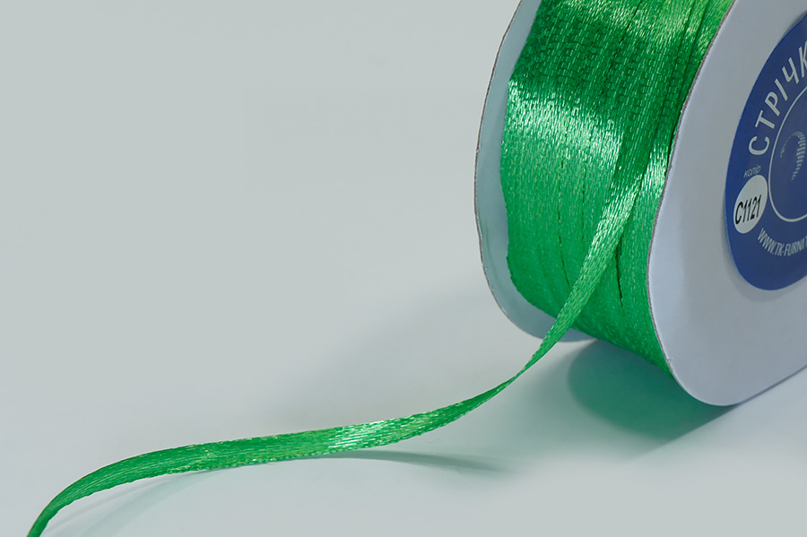 Стрічка на катушці 3 мм MH зелений