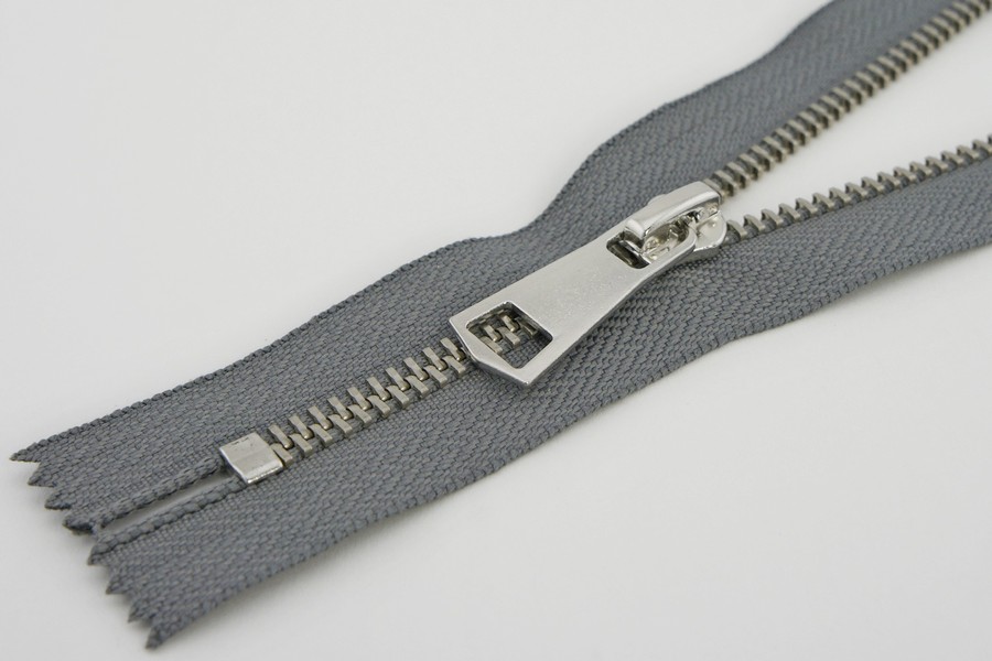 Блискавка MH Тип 5, нероз'ємні сірий 18 см 5MCE-018-384-nik