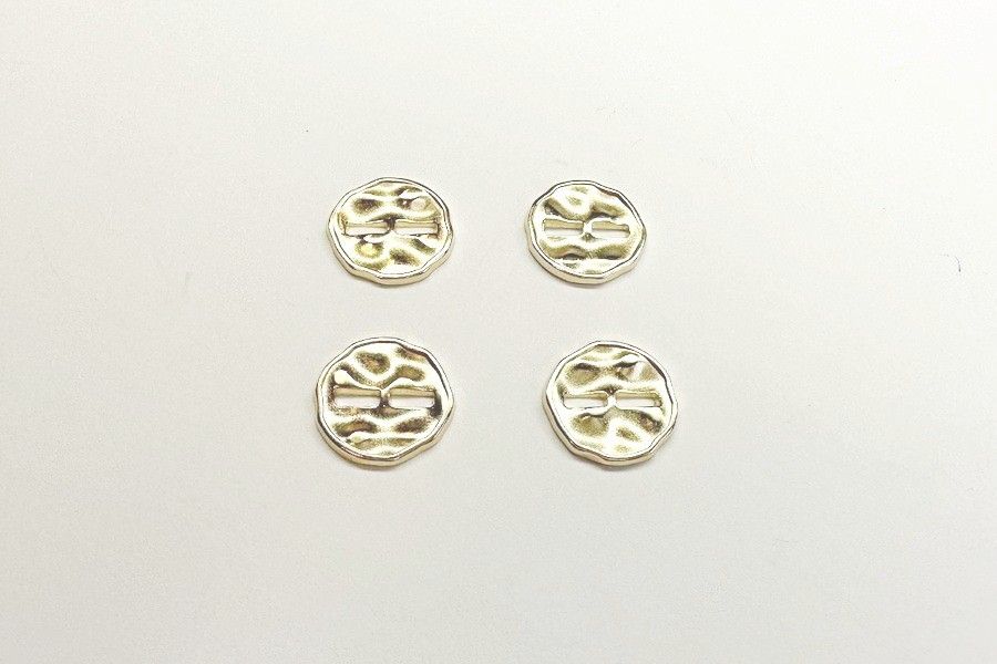 Гудзик 25 мм Mertbutton 2 отвори золото SMB-280