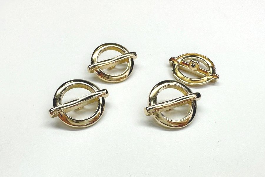 Гудзик на ніжці 20 мм Mertbutton золото SMB-023