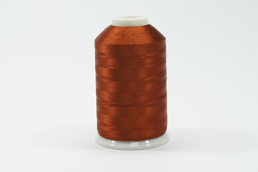 Нитки вишивальні Royal 5000 м віскоза 100% теракотовий рудий С724