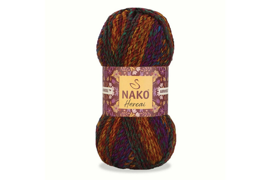 Пряжа NAKO Hercai акрил 100% різнокольоровий 156м(100гр) 449021-07131