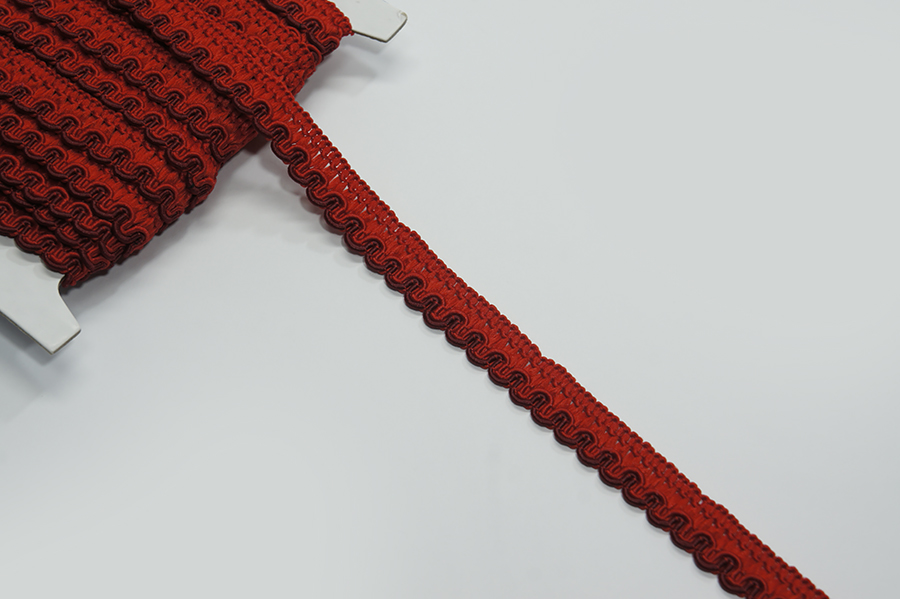 Тасьма сутаж 13 мм MH червоний яскравий