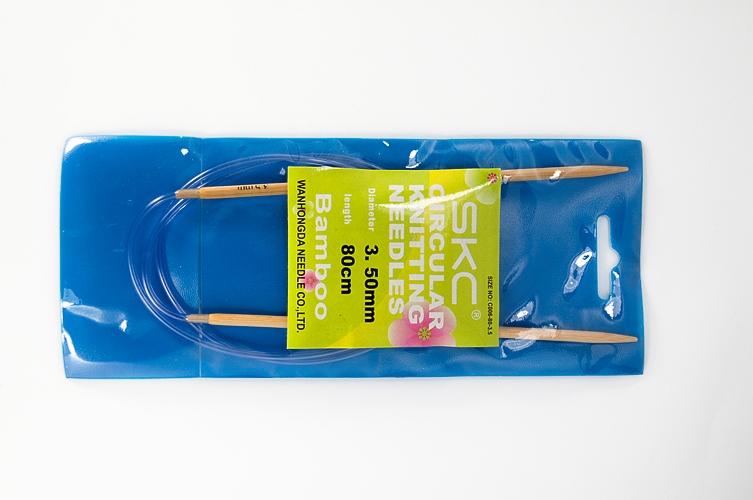 Спиці №3.5 SKC кругові бамбук 3.5мм / 80см