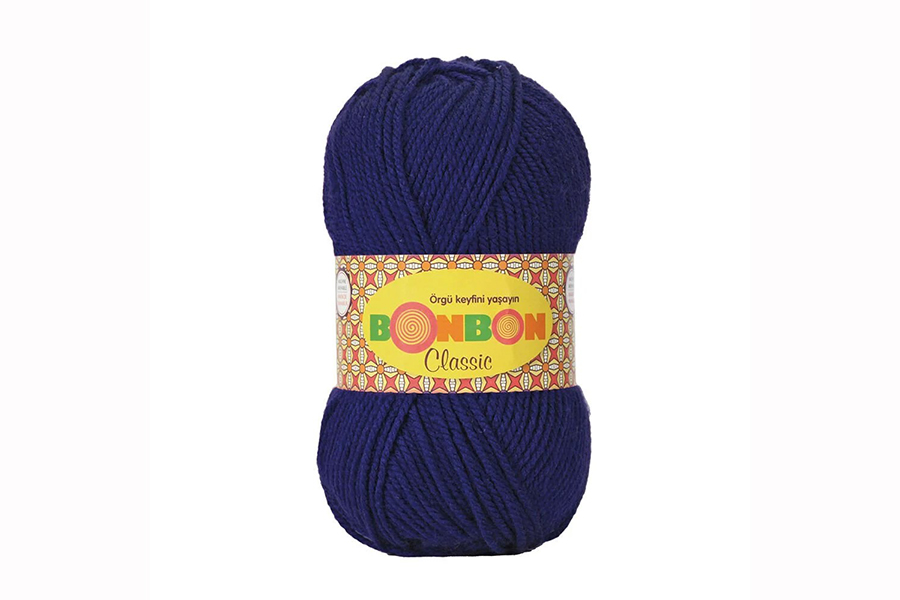 Пряжа NAKO Bonbon Classic акрил 100% фіолетовий яскравий 200м(100гр) 98404