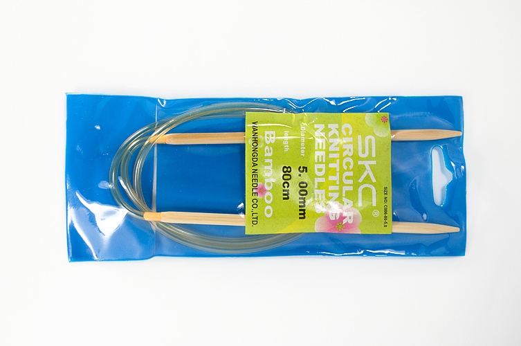 Спиці №5.0 SKC кругові бамбук 5.0мм / 80см