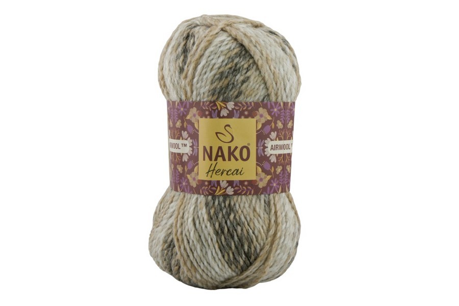 Пряжа NAKO Hercai акрил 100% різнокольоровий 156м(100гр) 449019-07309