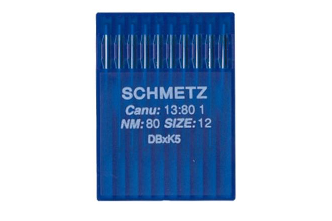 Голки для вишивальних машин № 80 SCHMETZ стандартне вістря №80 DBxK5