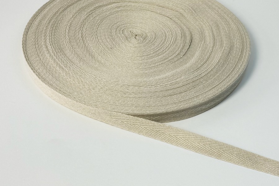 Стрічка кіперна 15 мм бежевий світлий