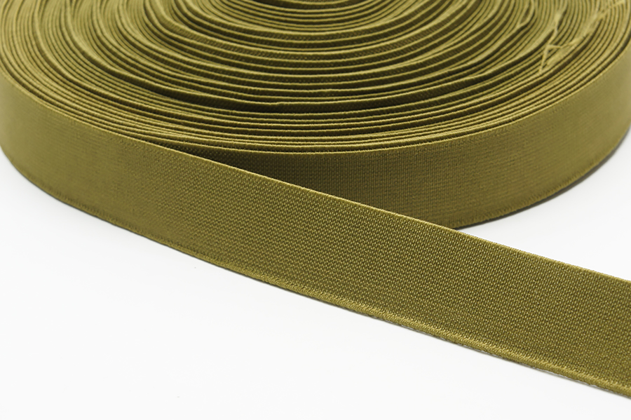 Тасьма еластична 25 мм ткана койот