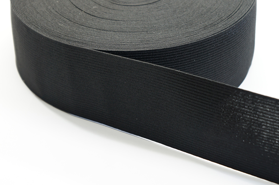 Тасьма еластична 50 мм 0141 MH в'язана чорний