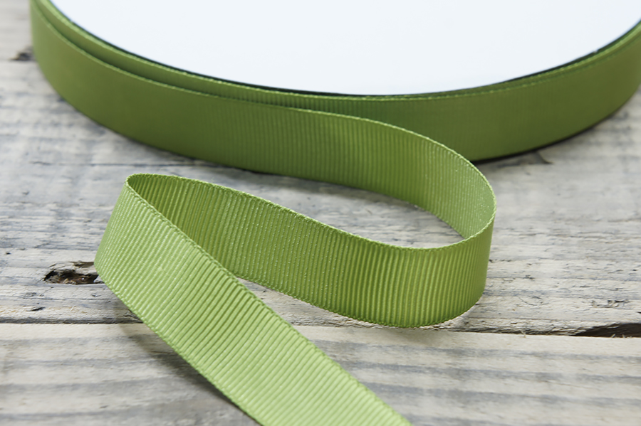 Тасьма 20 мм зелений грушевий