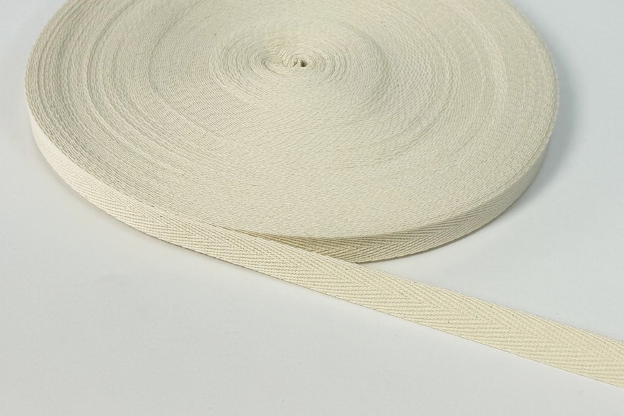 Стрічка кіперна 15 мм молочний