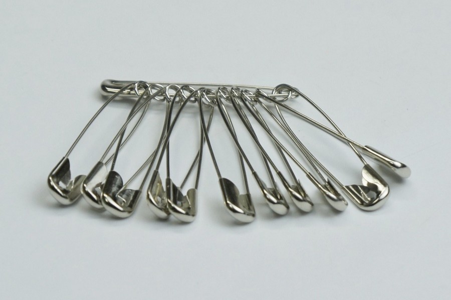 Шпильки 45 мм англійські нікель (12 шт.) MH